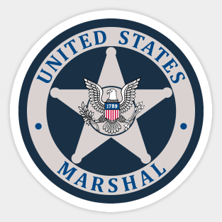 US. MARSHALS Sticker